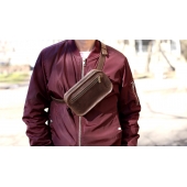 Фото Сумка на пояс C026 Коричневый