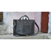 Кожаная сумка серая Bag Leather Gray Unisex купить по лучшей цене