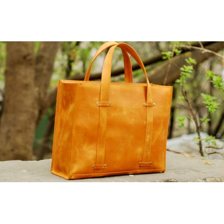 Кожаная сумка Bag Leather Ginger купить по лучшей цене