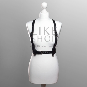 Женская портупея кожаная Erida Black
