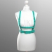 Женская кожаная портупея бирюзовая Harness Belt