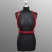 Женская кожаная черная портупея Belt Leather Red