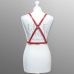 Женская кожаная красная портупея Harness Women Leather Figure