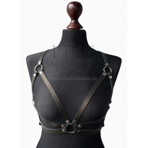 Кожаная портупея Harness Women's Bra