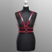 Портупея женская кожаная трехсторонняя Leather Belt Grace Red купить по лучшей цене