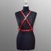 Портупея женская кожаная пятисторонняя Leather Belt Kari Red купить по лучшей цене