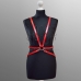 Портупея женская кожаная пятисторонняя Leather Belt Kari Red купить по лучшей цене