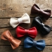 Бабочка кожаная BowTie Leather Red купить по лучшей цене