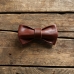 Бабочка кожаная BowTie Leather Brown купить по лучшей цене