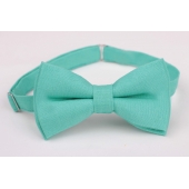 Фото Льняная бабочка ручной работы зеленая