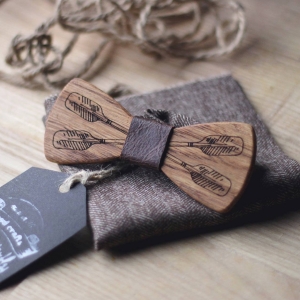 Деревянная бабочка Wooden Bow Tie Oars