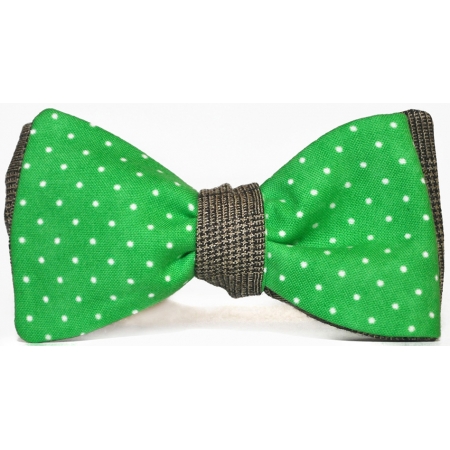 Бабочка-галстук Tweed Dots Green купить по лучшей цене