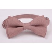 Фото Льняная бабочка ручной работы коричневая