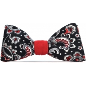 Фото Галстук-бабочка Black Flourish Curves