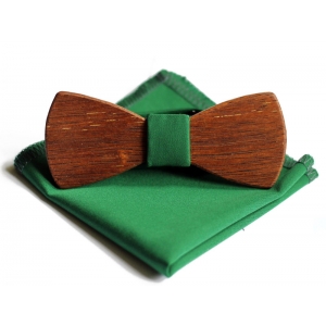 Деревянная бабочка ручной работы Wooden bow tie 10