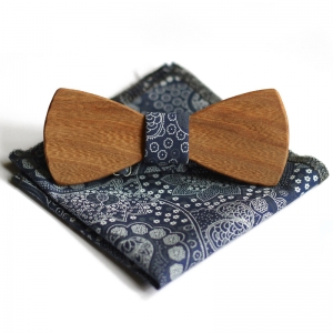 Деревянная бабочка ручной работы Wooden bow tie 7