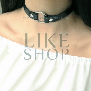 Чокер на шею кожаный Choker Leather Excited