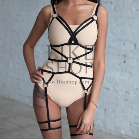 Портупея эластичная Elastic Harness Fetish купить по лучшей цене