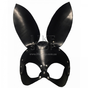 Кожаная женская маска зайки Leather Mask Bunny