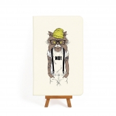 Фото Блокнот дизайнерский Hipster cat 1