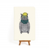 Фото Блокнот дизайнерский Hipster cat 2