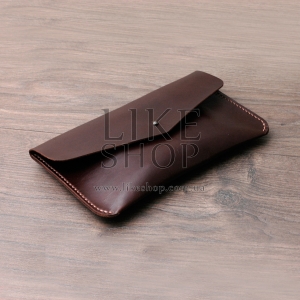 Пенал кожаный Pencil Case Pouch Brown для ручек