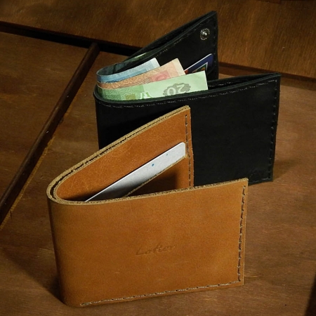 Кожаный кошелек Billfold Double Lotier