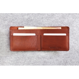 Кожаный кошелек Bro Wallet Elegant Brown