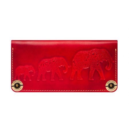 Кошелек Three Elephants Red