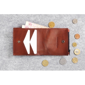 Кожаный кошелек Bro Wallet Elite Brown