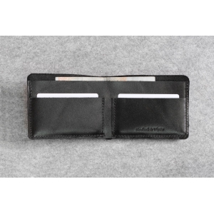 Кожаный кошелек Bro Wallet Elegant Black