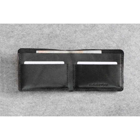 Кожаный кошелек "Bro Wallet Elegant Black"