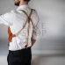 Мужские подтяжки кожаные Suspenders Leather