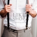 Мужские подтяжки кожаные Leather Suspenders Business