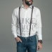 Мужские подтяжки кожаные Leather Suspenders Blues