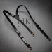 Мужские подтяжки кожаные Leather Suspenders Secure