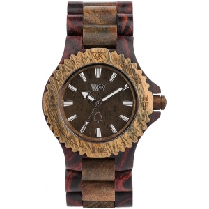 Деревянные часы WeWOOD Date Brown Army