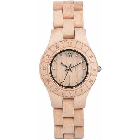 Деревянные часы WeWOOD Moon Beige