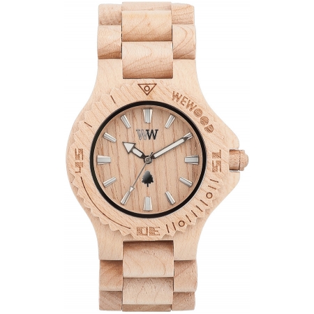 Деревянные часы WeWOOD Date Beige