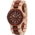 Деревянные часы WeWOOD Date Beige Brown