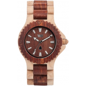 Деревянные часы WeWOOD Date Beige Brown