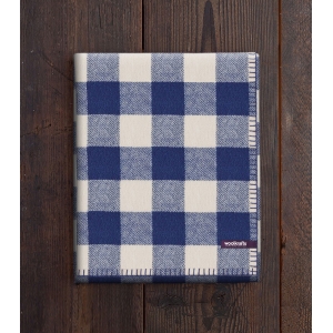 Плед Woolkrafts Navy Buffalo Plaid