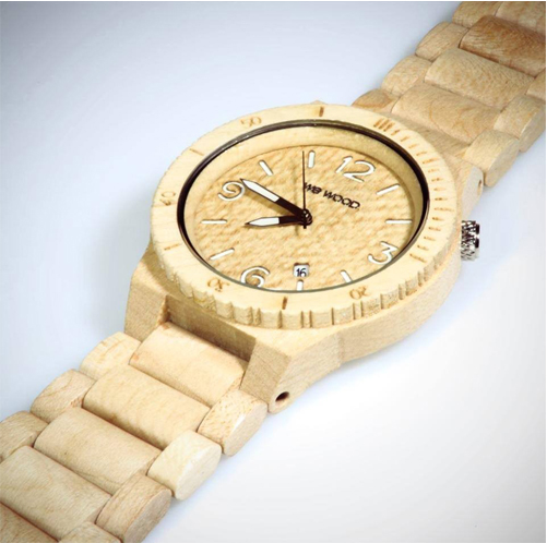 Деревянные часы WeWood Alpha Beige